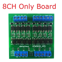 OPMSA04 DC 3.3V 5V 12V 24V 4-16CH 5A Amplificateur de signal PLC NPN PNP Convertisseur de niveau logique numérique IO Module de tube MOS d'isolation