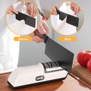 Affûteur de couteaux électrique rapide, outil EDC rechargeable, avec base antidérapante, accessoires de cuisine portables, affûteur de lames - Product Image 4