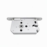 Serrure de porte en acier inoxydable magnétique silencieuse 5055 personnalisée en usine, loquet muet pour ensemble de serrures de porte intérieure en bois