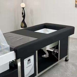 Lit de shampooing électrique multifonctionnel moderne avec circulation d'eau, thérapie capillaire et pédicure pour salon - Product Image 3