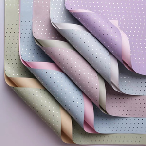 Fabbrica Shinewrap commercio all'ingrosso 20 fogli/sacchetto di carta da imballaggio fiore piccolo punto stampato fiorista regalo di carta di alta qualità - Product Image 2