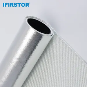 Good Quality Weather Resistant Anti Heat Woven Cloth Durable Aluminum Foil Laminated Fiberglass Fabric