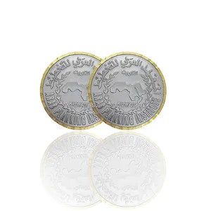 공장 주문 금속 기념 동전, 쿠웨이트 기념품 두 배 도금된 동전 도매