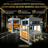 Machine automatique de fabrication de briques sous pression QTY6-15, ligne complète, pour briques écologiques à partir de béton