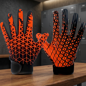 Gants de cyclisme demi-doigts pour VTT, respirants, antichoc, avec grip en silicone, fermeture auto-agrippante, unisexe, pour sports de plein air et cyclisme sur route - Product Image 2