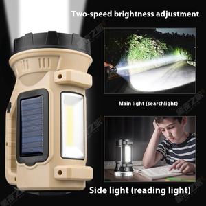 مصباح يدوي قابل لإعادة الشحن مخصص للتخييم الخارجي، هيكل من البلاستيك ABS، فائق السطوع، مدى طويل، مقاوم للماء، شحن USB، تصنيف IP44 - Product Image 2