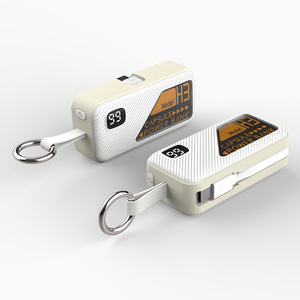 พวงกุญแจแบบพกพาขนาด5000มิลลิแอมป์ต่อชั่วโมงปลั๊กเสียบสายเคเบิลในตัวจอแสดงผลดิจิตอล15วัตต์ชาร์จไฟ DC ได้เร็วแบบญี่ปุ่น - Product Image 1