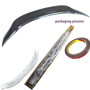 Aileron arrière en fibre de carbone style R pour C-Class W205 C205 Coupé 2 portes 2014-2020 - Product Image 6