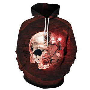 Fitspi Halloween 3d impression sweat à capuche hommes femme rue Hip Hop Cool sweats à capuche pull mode nouveaux vêtements pour enfants - Product Image 2