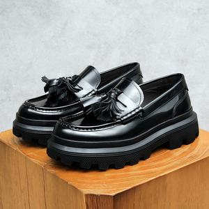 Nouvelles Bottes Oxford en Cuir Véritable Imperméables 2026 pour Hommes, Chaussures à Lacets Lavables, Fabriquées à la Main par Goodyear, Style Rétro Amekaki - Product Image 3