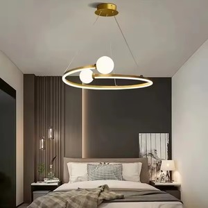 Nordic Luxury Decorative Chandelier Dining Room Living Room <strong>Bedroom</strong> Home <strong>Lighting</strong> Glass <strong>Shade</strong> Hanging Lamps - Product Image 3