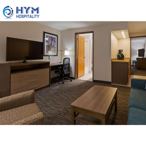 Bộ phòng ngủ cỡ <span class=keywords><strong>King</strong></span> hiện đại bằng MDF tùy chỉnh cho khách sạn 5 sao với vật liệu thân thiện với môi trường - Product Image 2