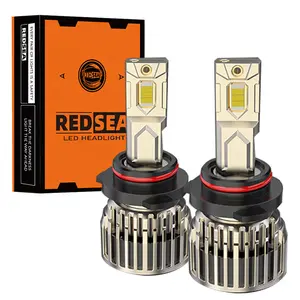 レッドシー工場卸売R5ランプディンled h4 canbus h7 ledヘッドライト電球自動車h4 ledヘッドライト電球4300k 6000k
