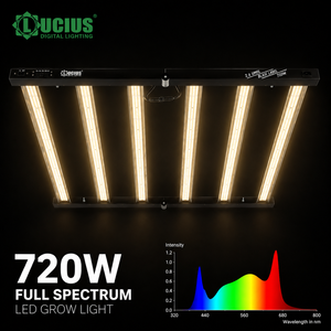 Lámpara LED de Cultivo de Espectro Completo de 720W, Aluminio, Alto PPFD, para Floración, Cultivo Hidropónico en Interiores - Product Image 1