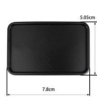 Boucle de ceinture de cowboy occidentale DIY, couleur bronze antique, vierge, personnalisable, de forme ovale, rectangulaire ou ronde, design monobloc