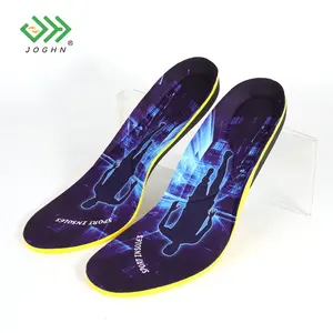 JOGHN Plantillas Para Calzado Adjustable Cushioning Flat Foot Insole Wholesale Men Insole Jump Higher Custom Shoe Insoles