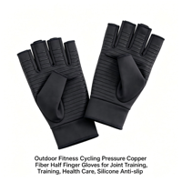 Gants de compression en spandex tendance pour femmes et hommes - Idéaux pour l'entraînement en salle de sport, soulagement des douleurs au poignet, soutien de l'arthrite, musculation et levée de poids