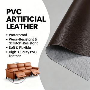 Maßgeschneiderte Kunstleder-Optik aus PVC, Wasserdicht, Lichtundurchlässig, Kostengünstig für Sofas und Heimgebrauch - Product Image 1