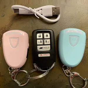 130dB thiết kế dễ thương USB nạp tiền chống tấn công an toàn cá nhân báo động tiêu phun tự vệ Keychain cá nhân báo động cho phụ nữ