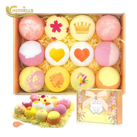 Bombes de bain himalayennes étonnantes, bombes de bain bio, bombes de bain au sel, bombes de bain magiques à bulles, bombes de bain naturelles à l'huile essentielle de rose et aux fleurs séchées