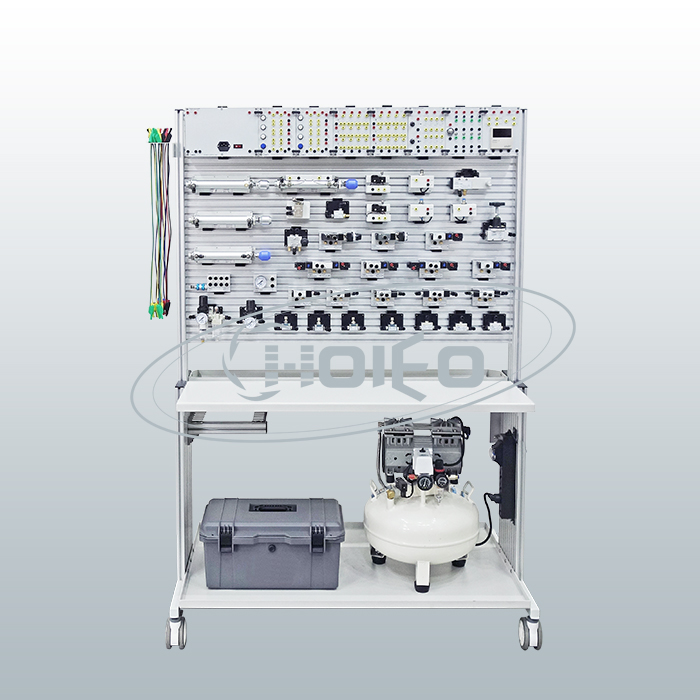 CFP-111 предварительный Electro пневматики тренер Двусторонняя Использование Гидравлический пневматическое обучение комплект профессионального оборудования