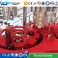 Nouvelle ligne de production isobare de remplissage de bouteilles en verre pour machine de remplissage de bière Peak