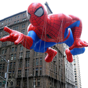 Ballons de Personnages de Films du Défilé de Thanksgiving de <span class=keywords><strong>Macy</strong></span>'s, Ballons 3D Spider-Man en Hélium pour Événements - Product Image 2