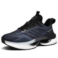 Baskets de sport décontractées de luxe pour hommes et femmes, rehaussantes, souples, respirantes, à lacets, printemps-été