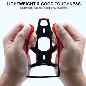 광동 용품 조정 가능한 병 케이지 자전거 타기를위한 맞춤형 경량 플라스틱 병 및 음료 홀더 - Product Image 4