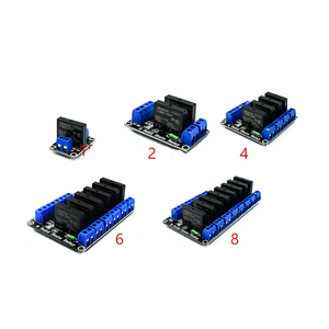 <span class=keywords><strong>DC</strong></span> 5V 12V 24V 3-24V <span class=keywords><strong>6</strong></span> Canali SSR Modulo AC 240V 2A <span class=keywords><strong>DC</strong></span> 50V 2A Ad Alto Livello di Uscita A Basso Livello di Trigger Relè A Stato Solido a Bordo del Modulo - Product Image 3