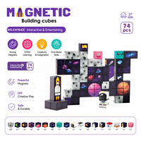 Bloques Magnéticos de Cohetes Espaciales, Juguete Educativo STEM de Construcción, Set de Construcción Aeroespacial, Distribuidor de Juguetes al por Mayor