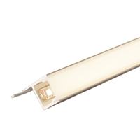 Bandeaux décoratifs en métal pour carrelage en céramique, style moderne, avec éclairage LED, en aluminium et céramique, avec accessoires d'angle pour accessoires en céramique