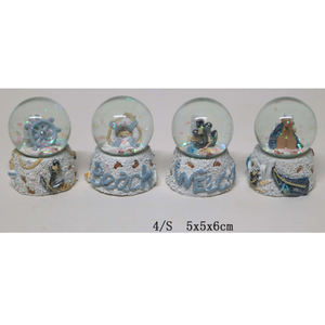 هدية بحرية للمحيط بشعار مخصص كرة كريستال راتنج بوليريزين تذكارية كرة ثلج سيغال - Product Image 3