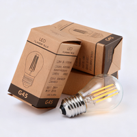 Boîtes d'emballage d'affaires Impression personnalisée pour les ampoules Emballage Boîtes de suspension en carton épais Stratification mate