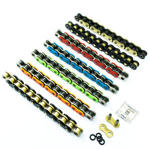 SFR MOTOMAX 120L/128L520 525 Série X-Ring Chaîne Super Heavy Duty Noir OR Acier 120 Maillon avec Lien de Connexion État Neuf - Product Image 5