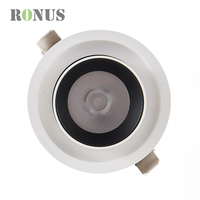 Spot encastré à double tête 24W * 2 Cylindres pour plafond COB Anti-éblouissement LED Downlight