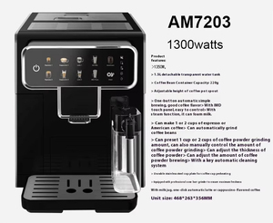 Máquina de café Espresso con pantalla táctil eléctrica de carcasa de aluminio inteligente completamente automática - Product Image 3