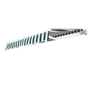 Auvent latéral rétractable de jardin Pare-soleil à bras pliant Pièces d'auvent rétractable Balcon <span class=keywords><strong>Parasol</strong></span> Porte de patio Auvent extérieur - Product Image 1