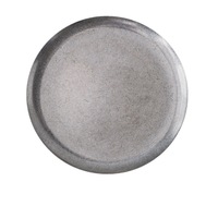 Plaques rondes en acier inoxydable incassables au lave-vaisselle grandes pour cuisine camping barbecue service de nourriture