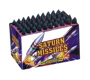 Fuegos Artificiales de Alta Calidad al por Mayor, Misiles Saturno de 25 Disparos, Cohete Ascendente de Alta Velocidad y Larga Distancia - Product Image 4