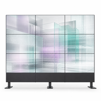 Layar Video Wall LCD Industri 46 Inci Bezel 0.88mm Layar Sambung 24/7 Panel IPS Kecerahan 700cd/m Garansi 2 Tahun untuk Hemat Energi