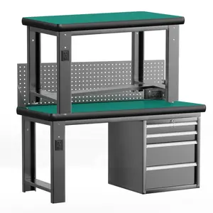 Goshen YongKang OEM Custom Height Adjustable ESD working bench customized modular antistatic workbench esd assembly line