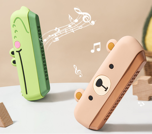 Le matériel de qualité alimentaire est plus sûr Éducation précoce sur les instruments de musique pour enfants et bébés Harmonica 16 trous - Product Image 5