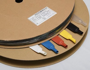 Para tubos termorretráctiles de alta temperatura UL Aislamiento de cable negro para componentes automotrices y electrónicos - Product Image 1