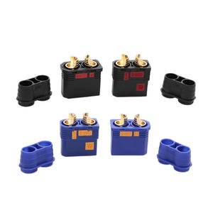 QS8S 110A connecteur Anti-étincelle plaqué or prise de câble de batterie robuste résistant à la chaleur pour E-Bike Drone en laiton Nylon Power - Product Image 1