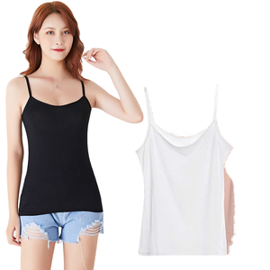 Débardeur Femme en Jersey Polyester/Coton à Bretelles Fines, Respirant, Sexy, Coupe Ajustée, Uni, Idéal pour Superposer - Product Image 2