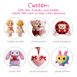 Fornitore di Peluche ODM con Basso MOQ, Crea il Tuo <span class=keywords><strong>Personaggio</strong></span> di Cartone Animato di Alta Qualità con Forma, Colore e Tessuto Personalizzati - Product Image 5