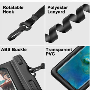 Tinta unita a forma di spina antiurto spugna galleggiante resistente all'acqua Anti-sporcizia impermeabile borsa per cellulare custodia Mobile - Product Image 6