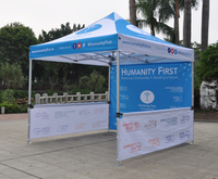 Carpa de Exhibición Plegable Personalizada para Actividades al Aire Libre de 10x10, Carpa de Jardín de 3x3 para Eventos