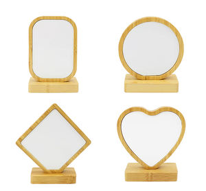 Cadre <span class=keywords><strong>photo</strong></span> en bambou vierge pour transfert thermique, idéal pour la décoration intérieure et le bricolage – Nouveauté promotionnelle - Product Image 2